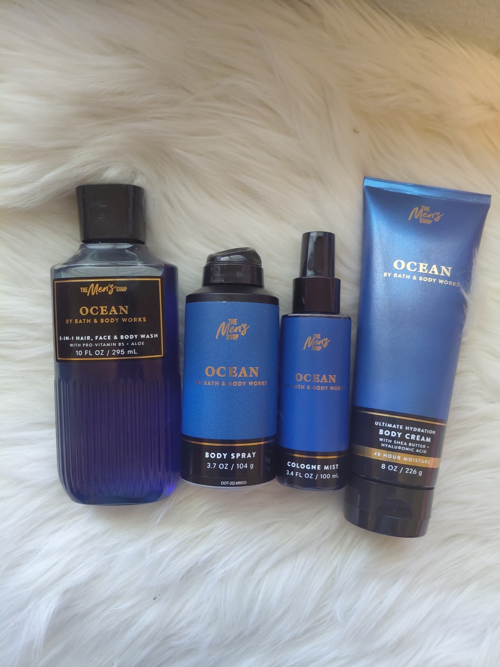 The Men's Collection Ocean Bath & Body Works Set - Blue